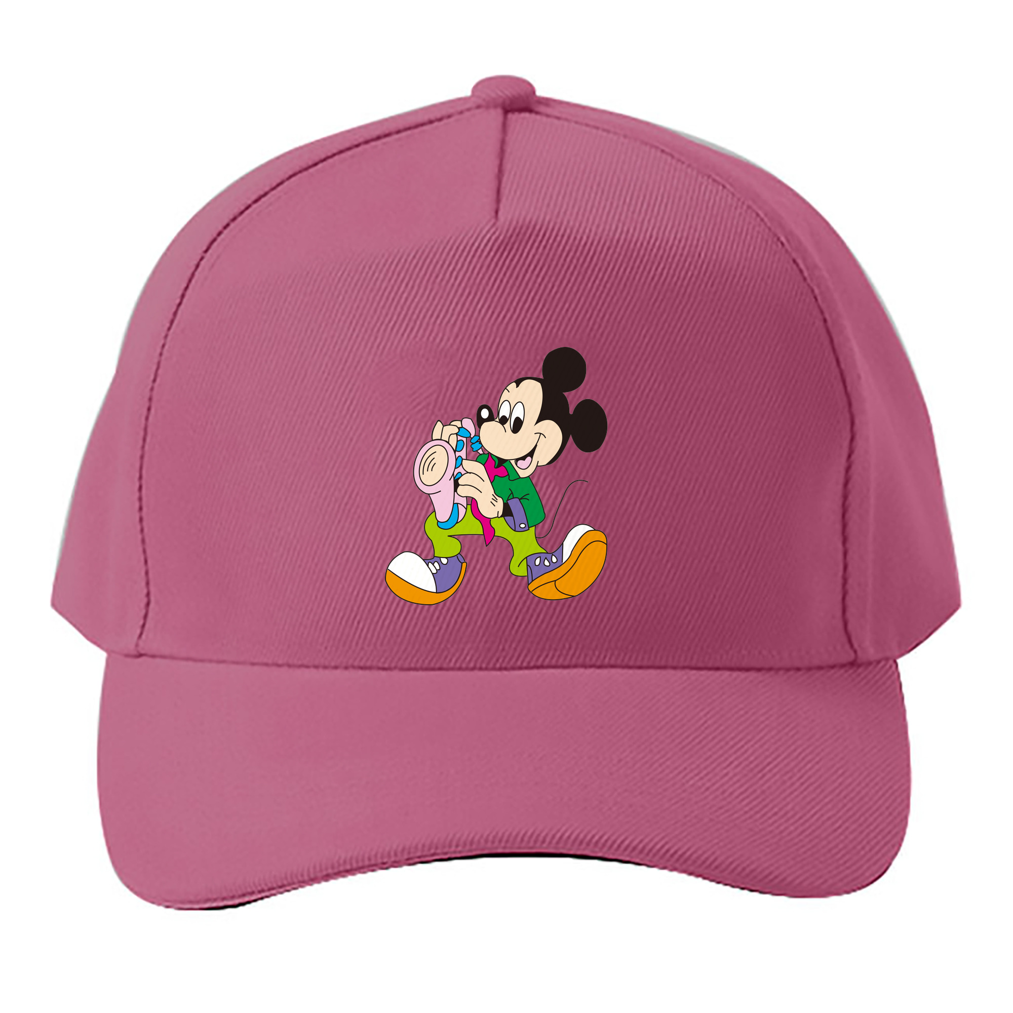 （画像用） ミッキーマウス Mickey Mouse ベースボールキャップ 綿100％ 男女兼用 帽子 スポーツ